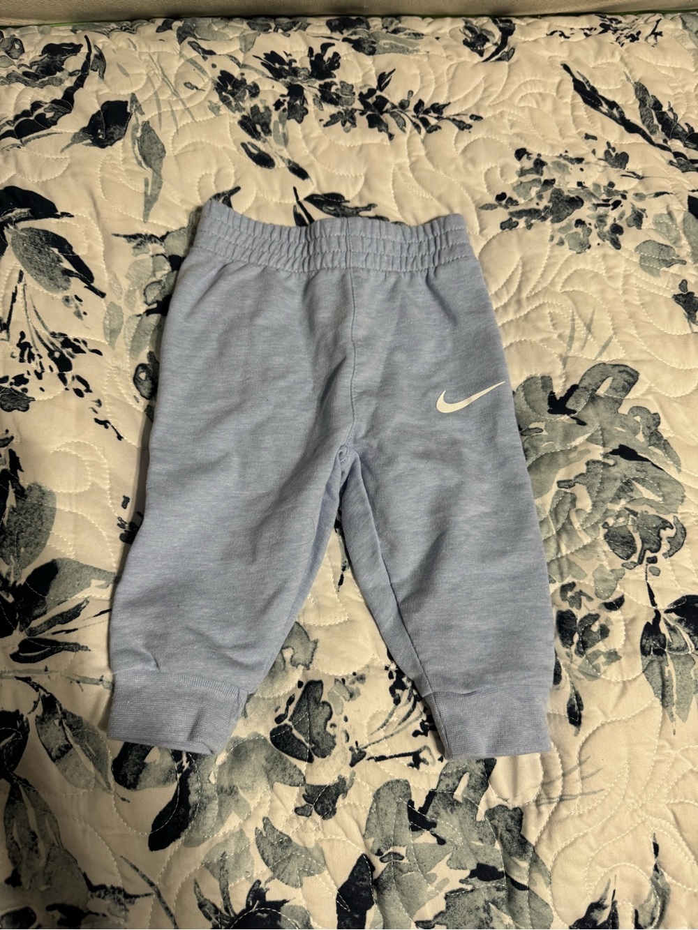 Nike Light Blue Kids Jogger Sweatpants with White Swoosh